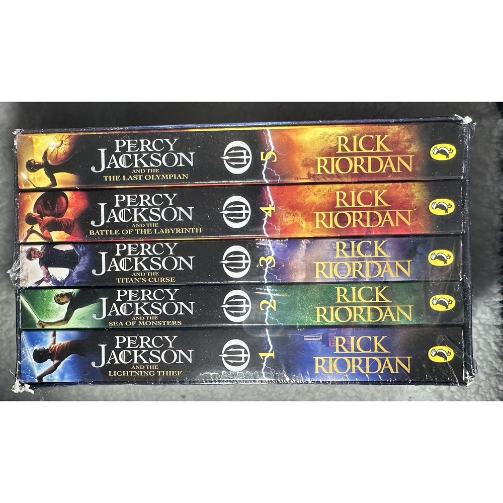 Percy Jackson Ultimate Collection #1-5 PB Books Box Set Rick Riordan 2016 *box